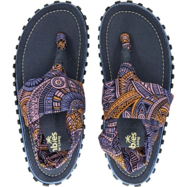 Gumbies Slingback Flip Flops W G-SB-WN-AZTEC / 39