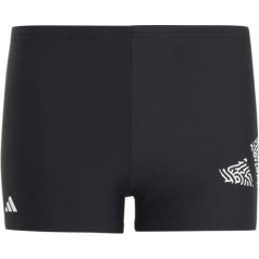 Peldbikses Adidas 3 Bar Log Boxer Jr HR7480 / 128 cm