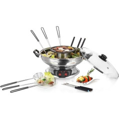 Emerio HPS-121313 Electric Hot Pot Set, Stainless Steel