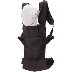 2 in 1 stomach carrier / back carrier with hood made from 100% cotton/squatting