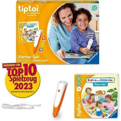 Ravensburger tiptoi Starter Set 00112: Pen and Picture Book Search and Discover Meine Welt - Learning System for Children from 2 Years