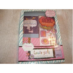 Darice Memory Minis, Dena Haute Girls Viss par mani un Friends Theme Complete 652-piece Scrapbooking Kit