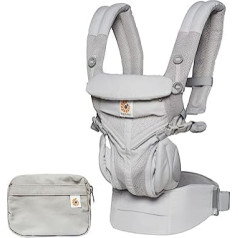 Ergobaby bērnu pārvadātājs jaundzimušajiem Omni 360 Cool Air Mesh, Pearl Grey