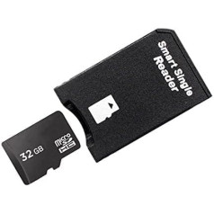 Kq-Flash Memory Stick Pro Duo Adapter Kit with 32GB Sandisk Micro SD HC Memory Card