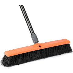 Garden Broom, Heavy Duty Outdoor Broom, 63