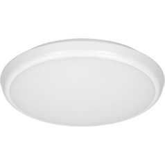 Orno CERS LED 22W, griestu lampa, 2000lm, IP65, 4000K, opāls polikarbonāts, balts