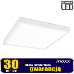 LED panelis 60x60 36w griestu lampas kase 6000k auksts + virsmas rāmis