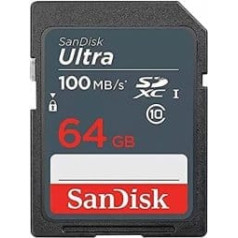 Sandisk ultra sdxc 64gb 100mb / s card