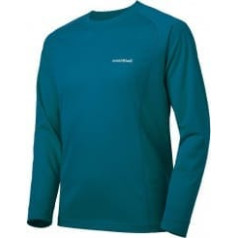 Mont-bell Krekls COOL Long Sleeve T M XL Blue Green