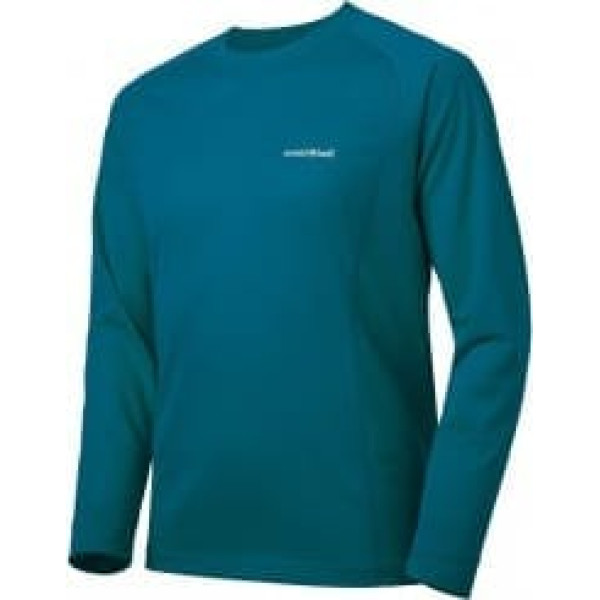 Mont-bell Krekls COOL Long Sleeve T M XL Blue Green