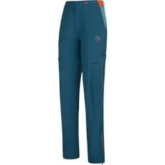 La Sportiva Bikses ROWAN Zip-Off Pant W XL Storm Blue/Lagoon