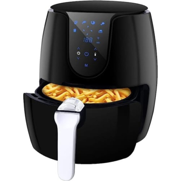 Moulinex Dual Easy Fry 8.3L Air Fryer Energy Saving Up to 70%, Capacity  5.2L, 3.1L, 7 Programs, Crisp Results, Dishwasher Safe, Digital Recipe,  EZ9018 : : Home & Kitchen