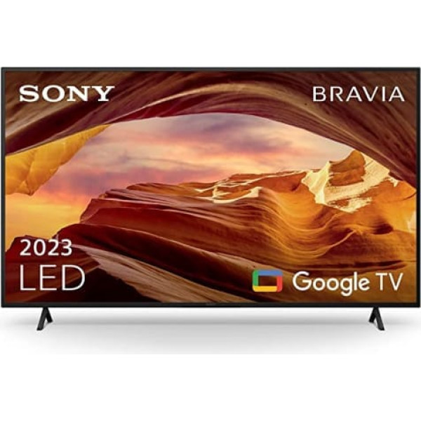 Sony BRAVIA | KD-43X75WL | LED | 4K HDR | Google TV | ECO Pack - unser Nachhaltigkeitskonzept | BRAVIA CORE | Šaura rāmja dizains |