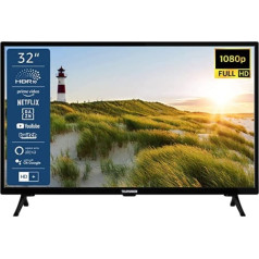 TELEFUNKEN XF32SN550S 32 collu televizors/viedtelevizors (Full HD, HDR, trīskāršs uztvērējs) — iekļauts 6 mēnešu HD+ [2023].