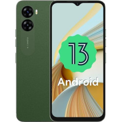 UMIDIGI G3 Plus viedtālrunis bez līguma (2023), Android 13 mobilais tālrunis, 8 GB + 128 GB/1 TB mobilie tālruņi bez Simlock, 6,52 collu HD + displejs, 5150 mAh, 13 MP, 4G divu SIM kartu, skolas bērnu mobilais tālrunis