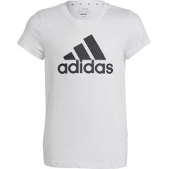 T-krekls adidas Big Logo Tee girls Jr IC6121 / balts / 128 cm