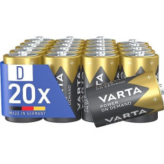 VARTA Power on Demand AA (Mignon) akumulatori videi draudzīgā iepakojumā – gudri, elastīgi un jaudīgi, piemēram, datoru piederumiem, viedajām mājas ierīcēm vai kabatas lukturīšiem, iepakojumā 40