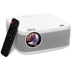 KODAK FLIK X10 Full HD multivides projektors | Pārnēsājama kompakta mini mājas kinozāles sistēma ar tālvadības pulti, vietējo 1080p video projekciju un HDMI kabeli