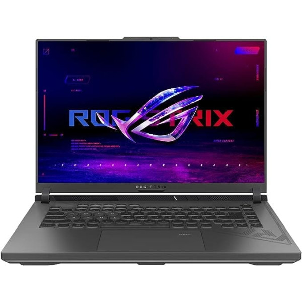 ASUS ROG Strix G16 spēļu klēpjdators | 16 collu QHD+ 240Hz/3ms pretatspīduma IPS displejs | Intel Core i9-13980HX | 16 GB RAM | 1 TB SSD | NVIDIA RTX 4080 | Windows 11 | QWERTZ tastatūra | Eclipse Grey