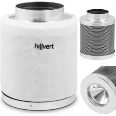 Oglekļa filtrs ar priekšfiltru ventilācijai 130 mm 110-272 m3/h