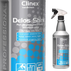 CLINEX Delos Shine 1л антистатическая полировальная жидкость для деревянной мебели