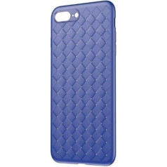 Baseus Weaving Case Izturīgs Aizmugurējais Silikona Apvalks Priekš Apple iPhone X Zils