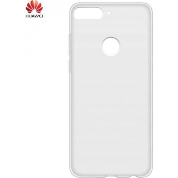 Huawei Oriģināls Silikona Aizmugures Apvalks Priekš Huawei Y7 (2018) / Honor 7C Caurspīdīgs (EU Blister)