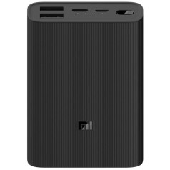 Xiaomi Mi Power Bank 3 Ultra Compact power banka 10000mAh melna