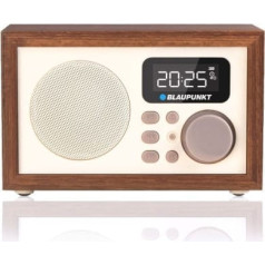 Blaupunkt HR5BR Radio Speaker with Micro SD / LCD / 3W / Wood Design