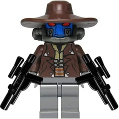 LEGO Star Wars 8098 8128 Cad Bane mini figūriņa ar 2 spridzinātājiem