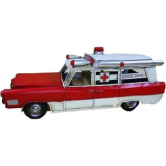 Ambulance 33 x 13 cm Retro Collectible Metal Car Decoration GCR F104 a