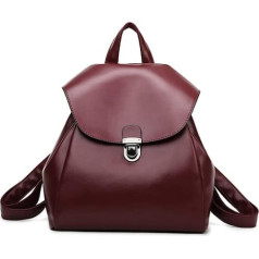Einfarbiger Damen-Rucksack für Mädchen, Mädchen, Schule, Umhängetasche, Schultasche