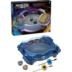 Beyblade Burst Pro Series Evo Elite Champions Pro komplekts — kaujas spēļu komplekts ar Beystadium, 2 griezieniem un 2 palaišanas ierīcēm