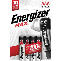 Energizer sārma baterijas max aaa LR03, 4gab, eko pak