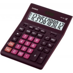 Casio desktop calculator gr-12c-wr purple, 12 digit display