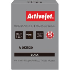 Activejet a-oki320 ribbon (replacement for oki 9002303; supreme; black)