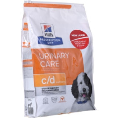 Hill's pd canine c / d Dry Dog Barība 4kg