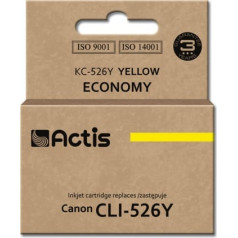 Actis kc-526y tinte (Canon Cli-526y aizstājējs; standarta; 10 ml; dzeltena)