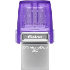 Kingston 64GB microDuo 3C  USB Type-A + USB Type-C Zibatmiņa