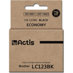 Actis kb-123bk tinte (brother lc123bk / lc121bk nomaiņa; standarta; 15 ml; melna)