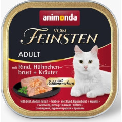 Animonda vom feinsten classic cat flavor: beef, chicken breast + herbs 100g