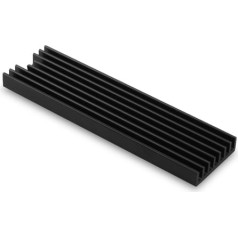 Action CLR-M2L6 Passive Aluminum Radiator for M.2 SSD, Alu Body Silicone Thermal Pads, 6mm Height