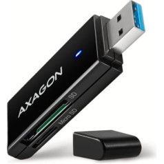 Action External Card Reader Cre-S2N USB-A 3.2 Gen 1, 2-Slot Lun SD/MicroSD, UHS-I