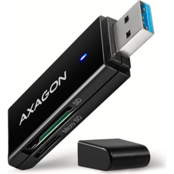 Action Ārējais karšu lasītājs Cre-S2N USB-A 3.2 Gen 1, 2-slot Lun SD/MicroSD, UHS-I