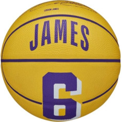 Basketbola bumba Wilson NBA spēlētāja ikona Lebrona Džeimsa mini bumba WZ4007201XB / 3