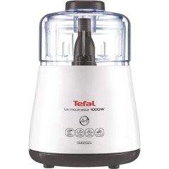 Tefal DPA130 La Moulinette elektriskais smalcinātājs (1000 vati, konteinera ietilpība: 330 g, iekļauts kabeļa uzglabāšanas nodalījums), balts