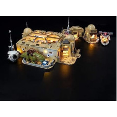 BRIKSMAX LED Lighting Kit for Lego Star Wars Mos Eisley Cantina, LED Light Set Add-on for Lego Set 75290 (Not Included Lego Model)
