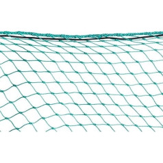 Connex B34069 piekabes tīkls 350 x 180 cm – zaļš – 45 x 45 mm Acs izmērs – 3 mm biezums – ietver elastīgu virvi – izturīgs audums – laikapstākļu un UV izturīgs / bagāžas tīkls kravas nostiprināšanai