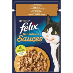 Purina Nestle Felix Sensations Turkey in Bacon Sauce 85g