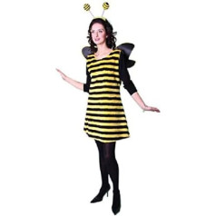 Festartikel-Müller Bee kostīms sievietēm, kleita ar spārniem un jūtām